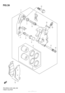 RM-Z450 Передние тормоза