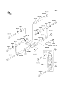 EX250 Подвеска  /  амортизатор
