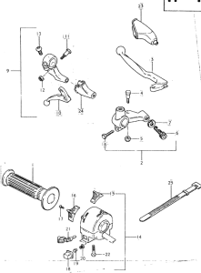 SP400 Left handle switch