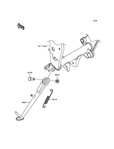 ZR800 Подножка