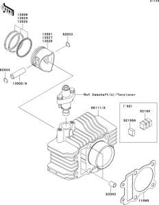  Цилиндр и поршни