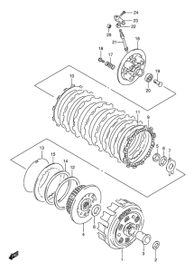 DR650 Бендикс