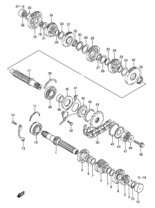 GSX600 Трансмиссия