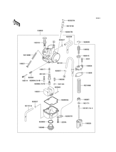 KX100 Carburetor(1 / 2)