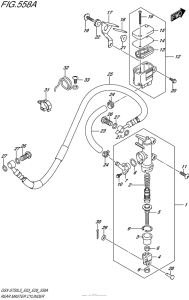 GSX-S750 Rear Master Cylinder (Gsx-S750L5 E03)