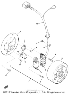 DT100D Flywheel magneto