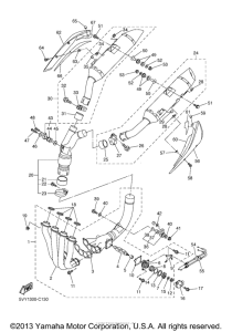 YZF-R1S Выхлопная система