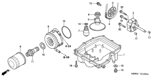  Картер масляный / масляная помпа