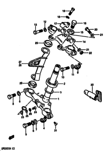 DR250 Траверса нижняя