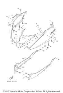 XC155 Боковые обтекатели