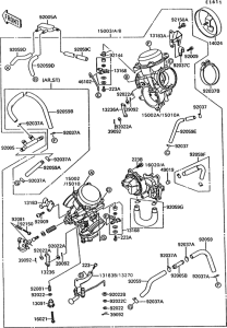 VN1500 Carburetor(1 / 2)