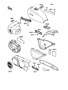 KH125 Лейбл предостережения