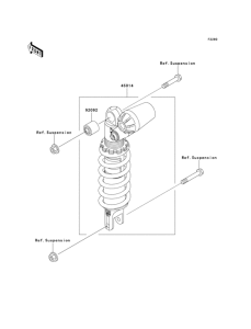 ZX900 Амортизатор
