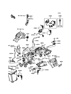 KLE250 イグニッションスイッチ