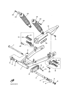 SRX400 Задний рычаг и подвеска
