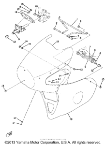 TZ250G Обтекатели