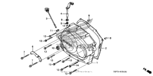  Правая крышка картера