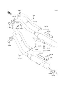 VN800 Глушитель