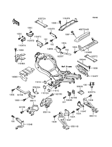 ZX1100 Короб для АКБ