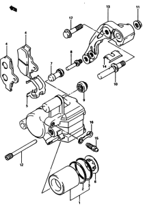 RM500 Передний суппорт