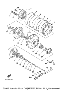 TZ250M Сцепление