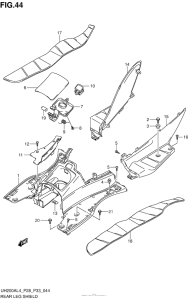 UH200 Rear Leg Shield