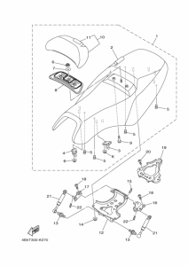 XP500A Сиденье