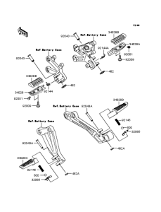 ZX1200 Подножки