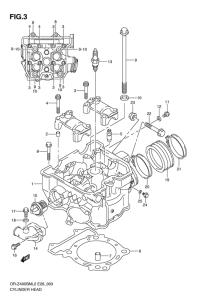 DR-Z400 Головка цилиндров