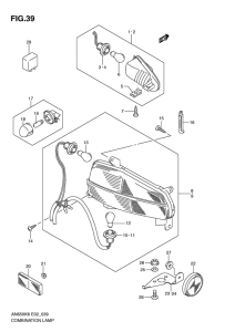 AN650 (ABS) Combination lamp
