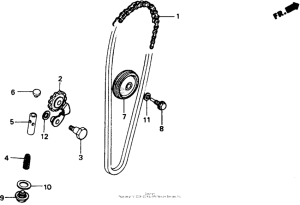 CH80 Цепь ГРМ