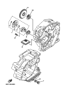 TTR125L Масляный насос