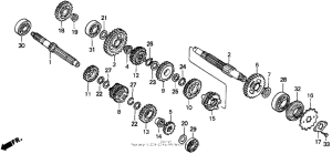 XR250L Трансмиссия