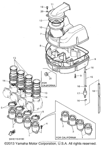 FZR600RG Впускная система