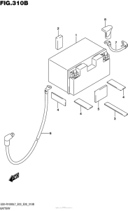 GSX-R1000 Battery (Gsx-R1000L7 E28)
