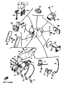 FZR1000 FZR1000U Equipo electrico