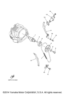 XT225V Цепь механизма газораспределения