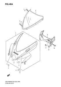 GSX-R600 Cowling body