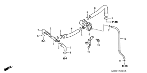 CBF600 (Naked, ABS) Воздушный регулирующий клапан