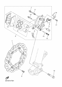 WR250X ﾌﾛﾝﾄﾌﾞﾚ-ｷｷﾔﾘﾊﾟ