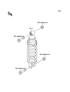 ZR250 Амортизатор