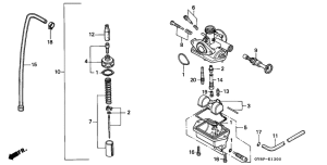 CRM50R Carburetor assy