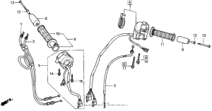 ST1100 Handle switch + cables