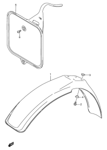 RM80 Переднее крыло