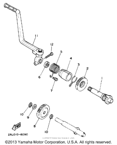 YSR50A Стартер