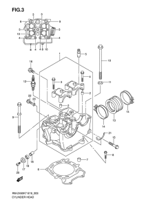RM-Z450 Головка цилиндров