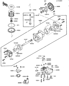 ZG1000 Насос масляный  / фильтр масляный