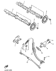 YZF600R Camshaft. chain