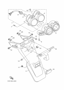 YW125 Taillight unit ass`y