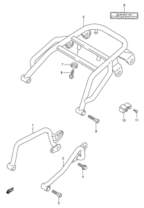 DR650 Grip - carrier